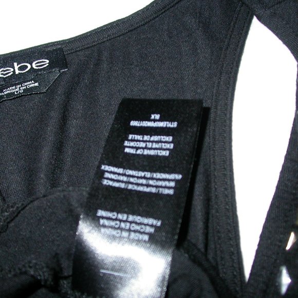 Black Silver and Gold Studded Tank - Picture 4 of 7